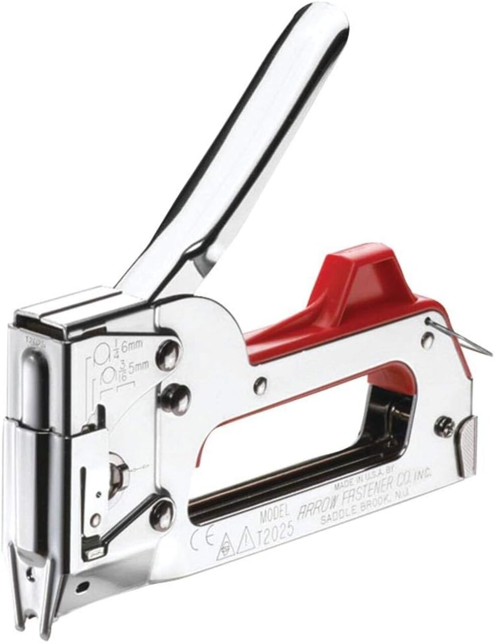 T2025 2-In-1 Staple Gun and Wire Tacker for Upholstery, Crafts and Low Voltage Wiring, Fits 3/8”, 7/16", or 9/16” Round Crown, or 5/16”, 3/8”, or 1/2" Flat Crown Staples